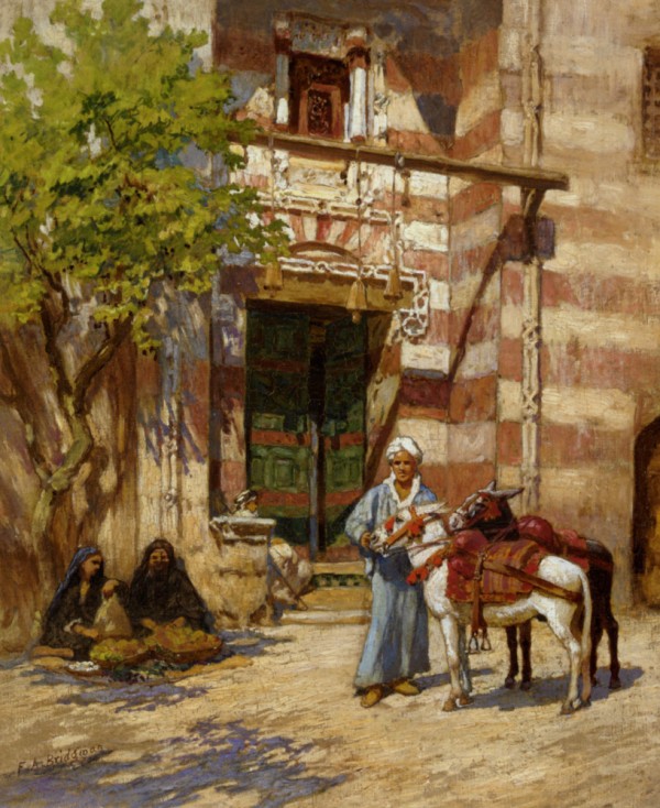 Before the Palace by Frederick Arthur Bridgman